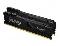 KINGSTON 16GB 2666MHz DDR4 CL16 DIMM (Kit of 2) 1Rx8 Kingston FURY BEAST Black
