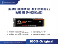 SEAGATE FIRECUDA SSD - New FC530 HS M.2 NVME 4TB ZP4000GM3A023