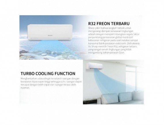 Sharp AH-A12UCY AC Split 1.5 PK Standard R32
