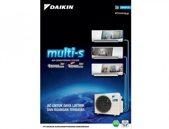 Daikin AC Multi S 2 Koneksi MKC70SVM4 (1/2 PK + 2 PK) Inverter