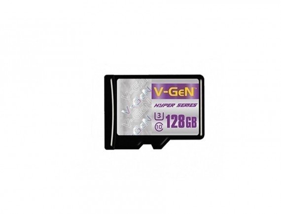 V-GEN MicroSD 128GB HYPER C10 (NA/+A)