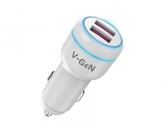 V-GEN - Car Charger VCC2-08-2 Ports FC