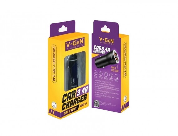V-GEN - Car Charger VCC2-10/11 - 2 Ports