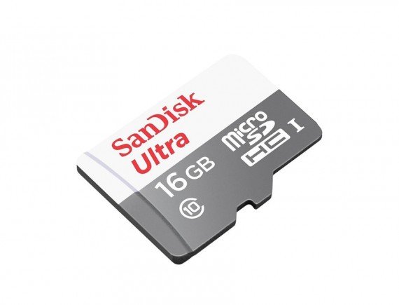 SANDISK Micro SDHC 16GB Class 10 Ultra 80MBs Non Adapter