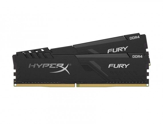 KINGSTON 8GB 3200MHz DDR4 CL16 DIMM (Kit of 2) HyperX FURY Black