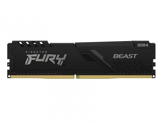 KINGSTON 16GB 2666MHz DDR4 CL16 DIMM (Kit of 2) 1Rx8 Kingston FURY BEAST Black