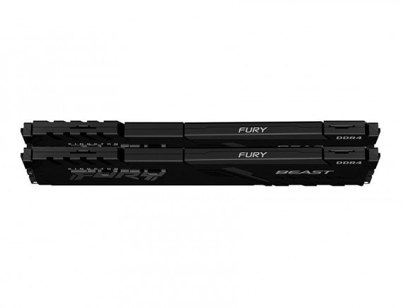 KINGSTON 32GB 2666MHz DDR4 CL16 DIMM (Kit of 2) 1Rx8 Kingston FURY BEAST BLACK