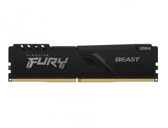 KINGSTON 32GB 2666MHz DDR4 CL16 DIMM (Kit of 2) 1Rx8 Kingston FURY BEAST BLACK