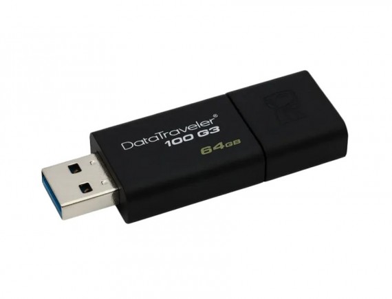 KINGSTON - 64GB DataTraveler 100 G3 USB 3.0