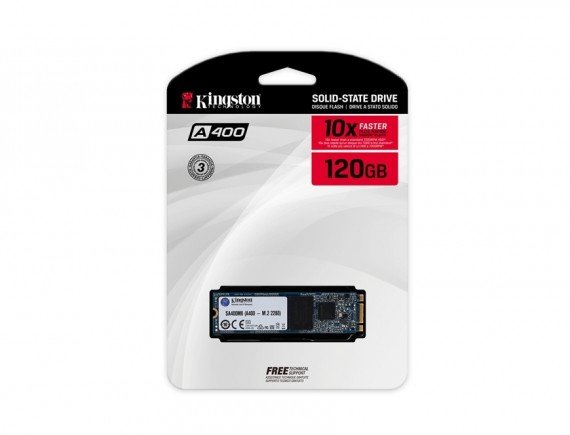 KINGSTON 120GB A400 SATA III 3D NAND M.2 2280