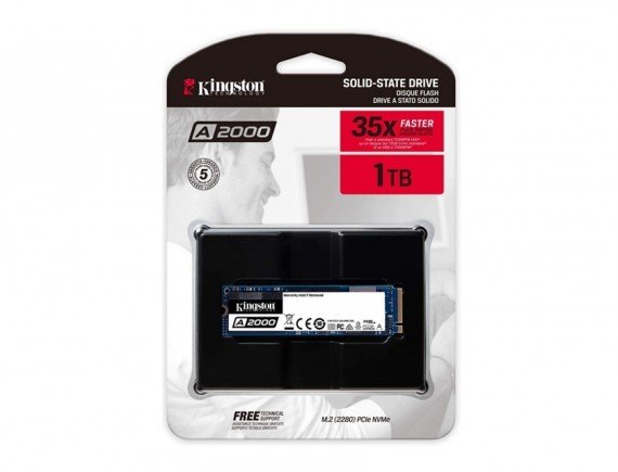 KINGSTON 1TB A2000 PCIe NVMe M.2 2280