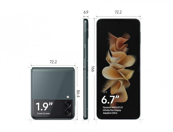 Samsung Galaxy Zflip 3 5G 8/256 GB 