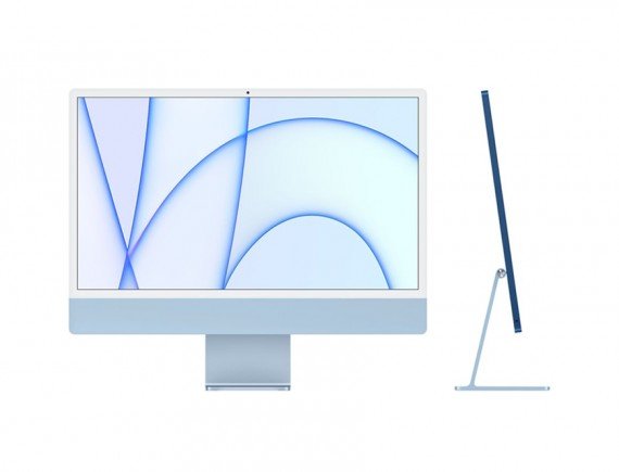 iMac MGPK3ID/A 24-inch M1 (4.5K/8 CPU/8 GPU/256GB) - Blue