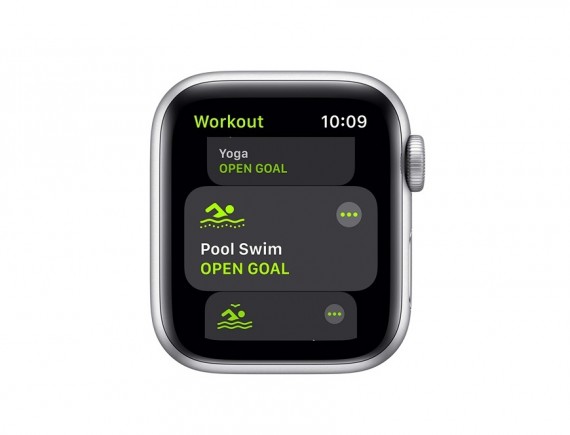 Apple Watch SE Sport - MYDQ2ID/A GPS, 44mm Silver Aluminium Case with White Sport Band - Regular