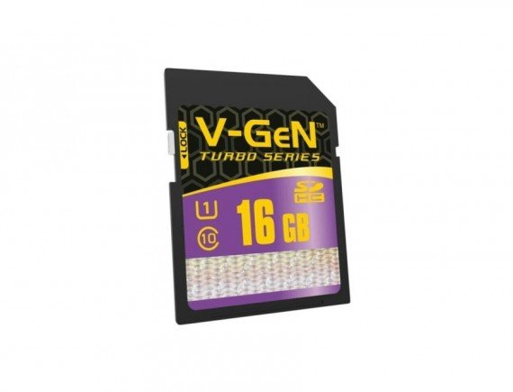 V-GeN Memory SDHC 16GB 3.0 UHS1 TURBO