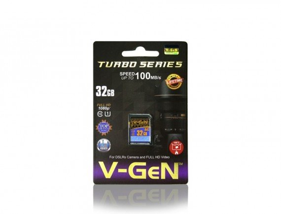 V-GeN Memory SDHC 32GB 3.0 UHS1 TURBO