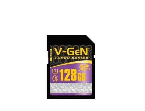 V-GeN Memory SDXC 128GB 3.0 UHS1 TURBO