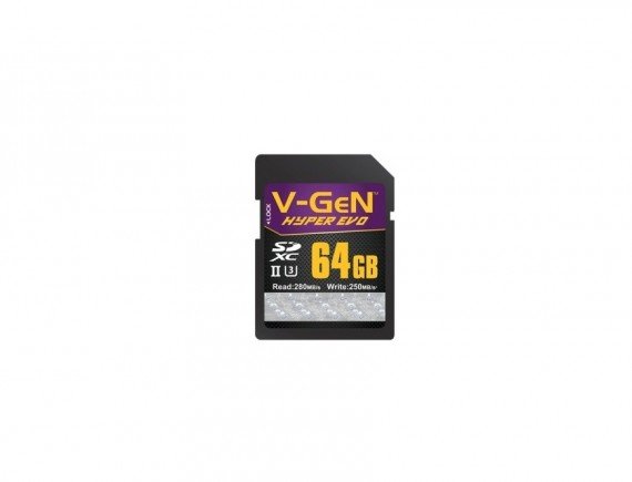 V-GeN Memory SDXC 64GB 4.0 UHS2 HYPER EVO
