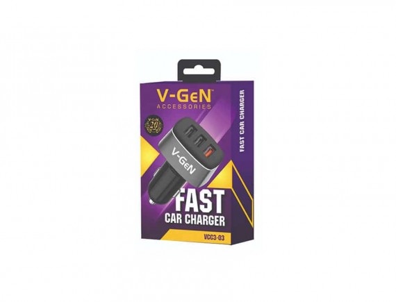 V-GEN - Car Charger VCC3-03 (1 FC) 3 Ports
