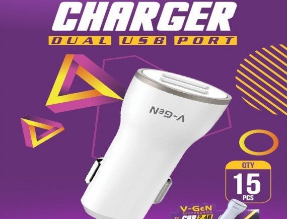 V-GEN - Car Charger VCC2-15 Box (Isi 15)
