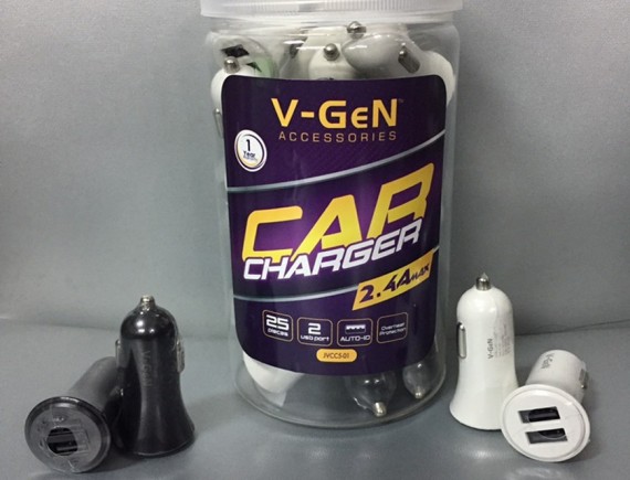 Car Charger 2 Ports (Ecer Satuan)