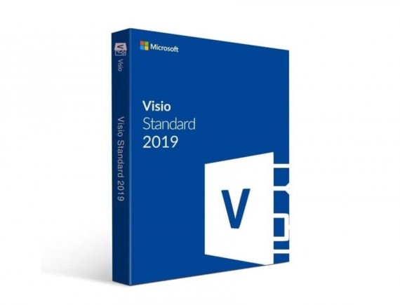 Microsoft VisioStd  2019 32/64 English EM DVD ( D86-05810 )