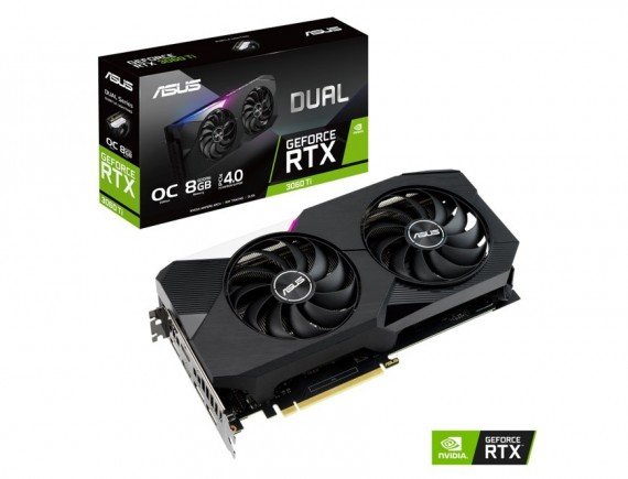 ASUS DUAL-RTX3060TI-O8G-V2 / RTX3060TI 