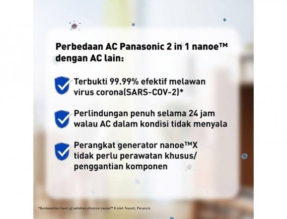 Panasonic CS-PN18WKJ AC Split 2 PK Standard Putih