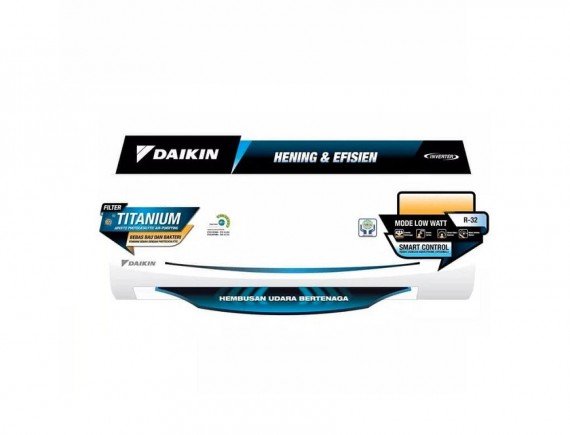 Daikin FTKC15TVM4 AC Split 1/2 PK Star Inverter - Putih