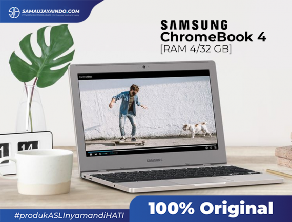 SAMSUNG CHROMEBOOK 4 [RAM 4/32 GB] - GARANSI RESMI