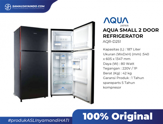 AQUA - SMALL 2 DOOR REFRIGERATOR AQR-D251 SERIES