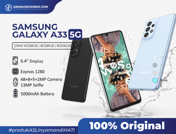 Samsung Galaxy A33 5G | 8/128 NFC - Garansi Resmi 