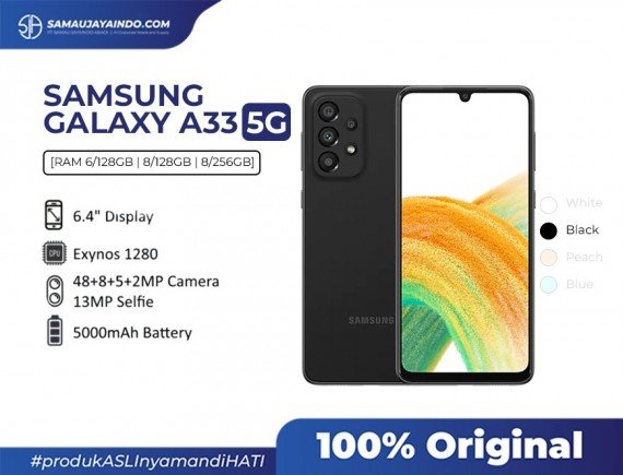 Samsung Galaxy A33 5G | 8/128 NFC - Garansi Resmi 