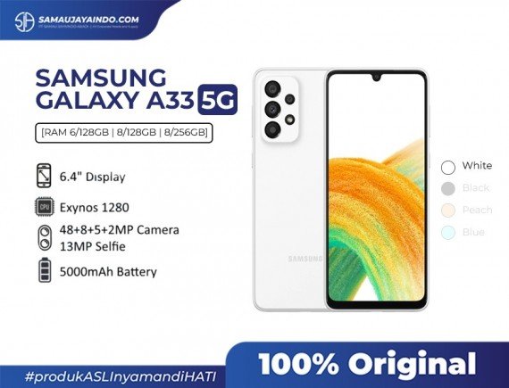Samsung Galaxy A33 5G | 8/128 NFC - Garansi Resmi 