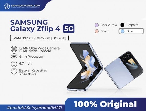 Samsung Galaxy Zflip 4 5G 8/128 NFC - Garansi Resmi 