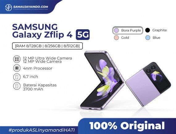 Samsung Galaxy Zflip 4 5G 8/128 NFC - Garansi Resmi 