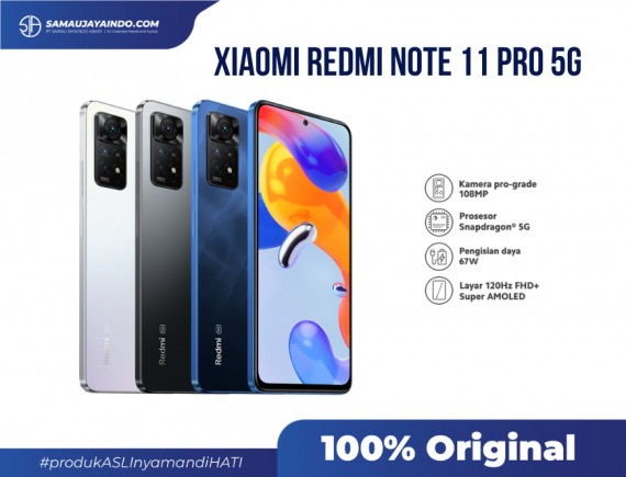Xiaomi Redmi Note 11 Pro 5G 8/128 GB - Garansi Resmi