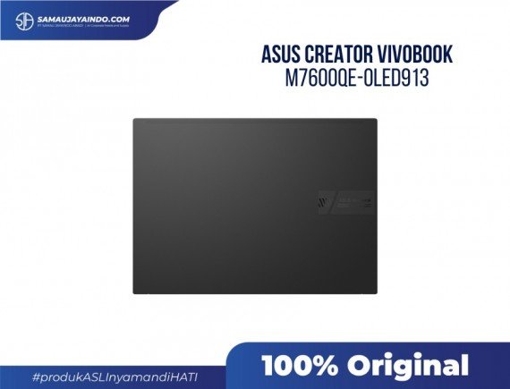 ASUS Creator VivoBook M7600QE-OLED913 - PRO X SERIES AMD Ryzen R9-5900HX / NVDIA GeForce RTX 3050Ti with 4GB DDR6 VRAM / 1TB PCIE / 16GB DDR4 / 16