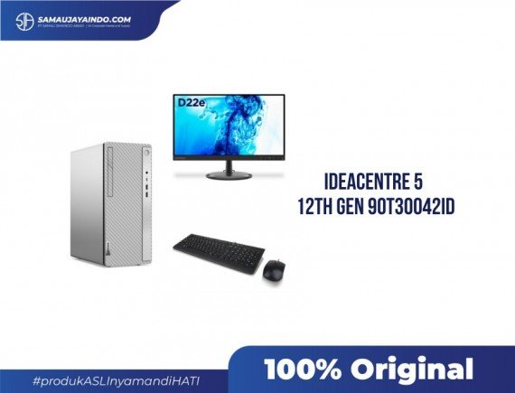 LENOVO IdeaCentre 5 90T30042ID [ i5-12400 8GB 1TB HDD]