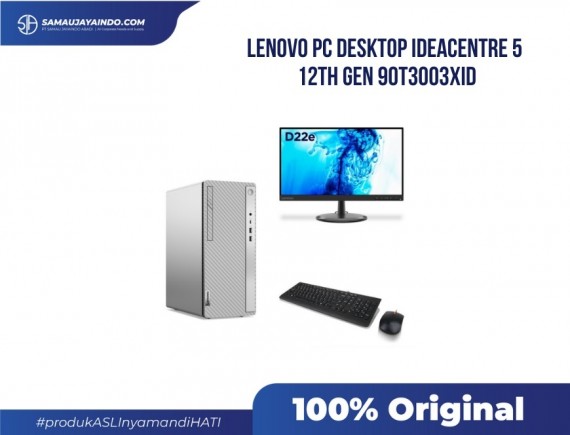 LENOVO IdeaCentre 5 90T3003XID [i5-12400 8GB 512GB SSD]
