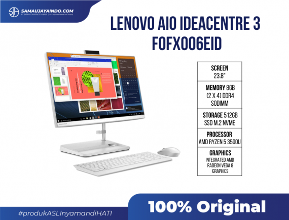 LENOVO AIO F0FX006EID [R5-3500U, 8 (4+4)GB, 512GB]