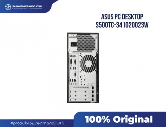 ASUS S500TC-341020023W - DT - i3-10105/ GT730 2GB/ 4GB/ 1TB/ WIN 11 HOME/ 2Y/ NO ODD/ 300W + LCD 19.5