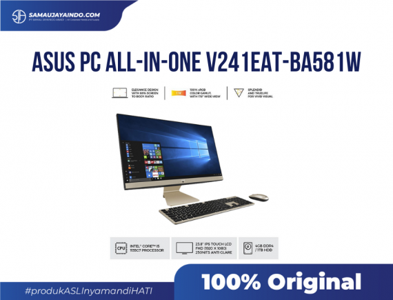 ASUS AIO V241EAT-BA581W - i5-1135G7/ 8GB/ 1TB/ 23.8