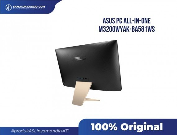Asus AIO M3200WYAK-BA581WS - AMD R5-5625U/ 8GB/ 1TB/ 21.5”/ Win 11 Home/ OHS/ 2Y / No DVD/ Black