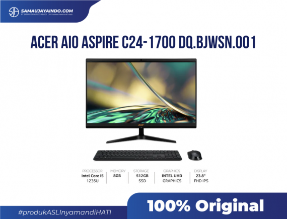 ACER AIO DQ.BJWSN.001 - Aspire C24-1700 i5-1235U / 512GB / 8GB / 24