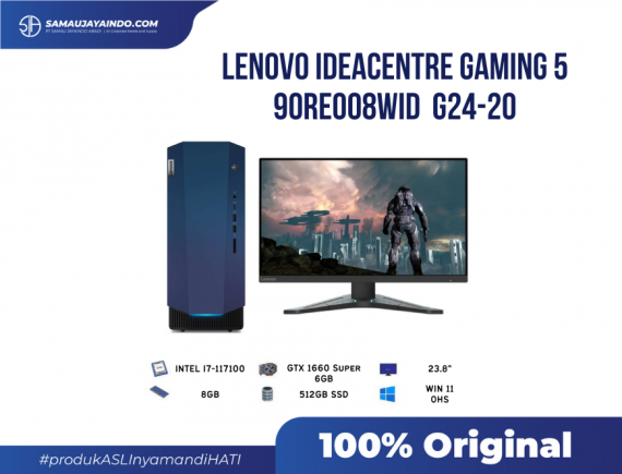 Lenovo IC Gaming 5 (90RE008WID) i7-11700 /8 GB /512 GB SSD M.2 NVME /GTX 1660 Super 6GB /Win11 + OHS /3-3-3 (+ Gaming Monitor Lenovo G24-20 /23.8