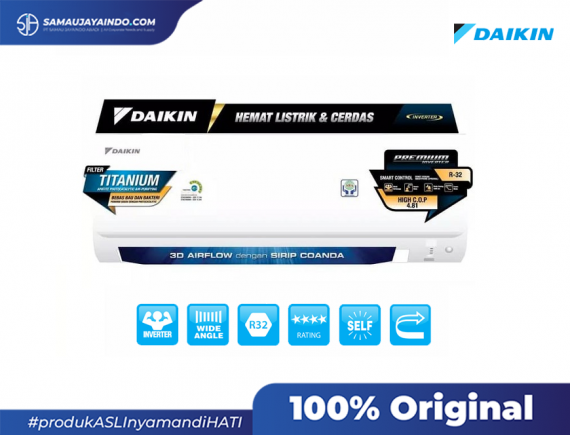 Daikin FTKM50SVM4 AC Split 2PK Premium / High Inverter Thailand