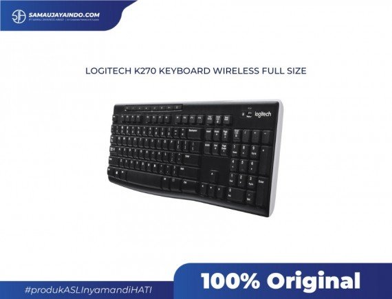 LOGITECH - K270 Keyboard Wireless Full Size 