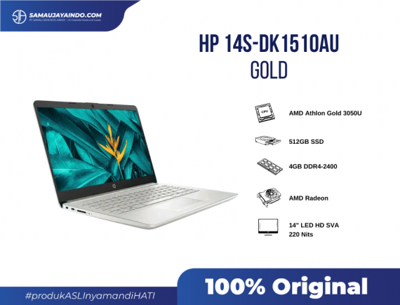 HP 14s-DK1510AU Gold
