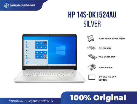 HP 14s-DK1524AU Silver